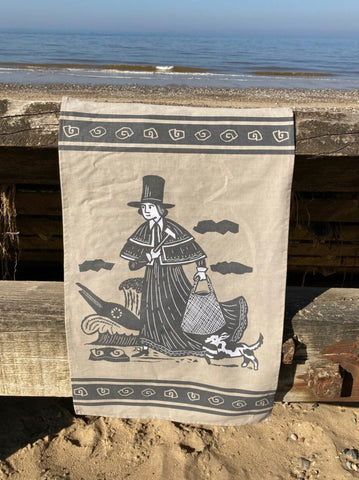 Mary Anning Tea Towel