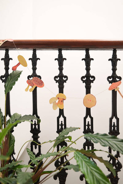 Mushrooms - Sewn Garland