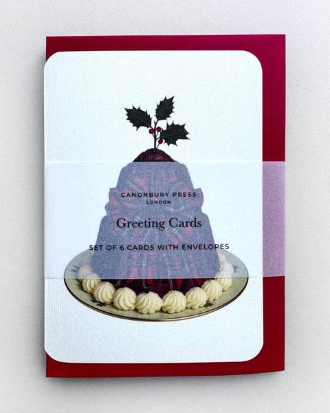 Plum Pudding Greeting Cards
