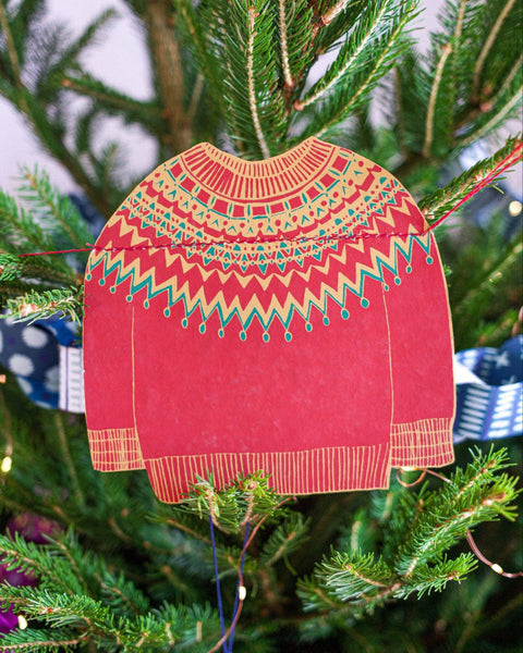 Festive Sweater Garland