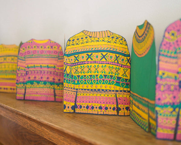 Festive Sweater Concertina Garland