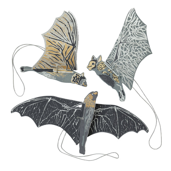Bats - Hanging Paper Ornaments