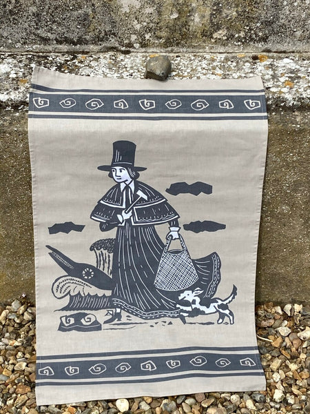 Mary Anning Tea Towel