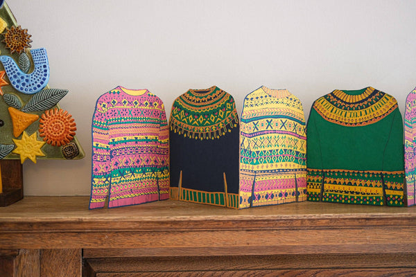 Festive Sweater Concertina Garland