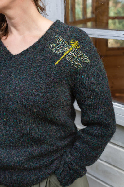 Embroidery on Knits by Judit Gummlich