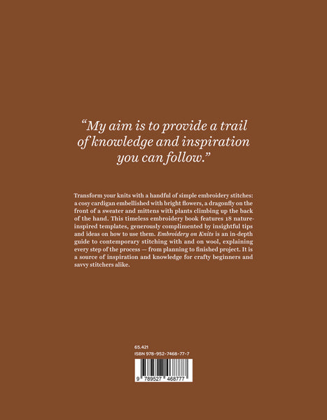 Embroidery on Knits by Judit Gummlich