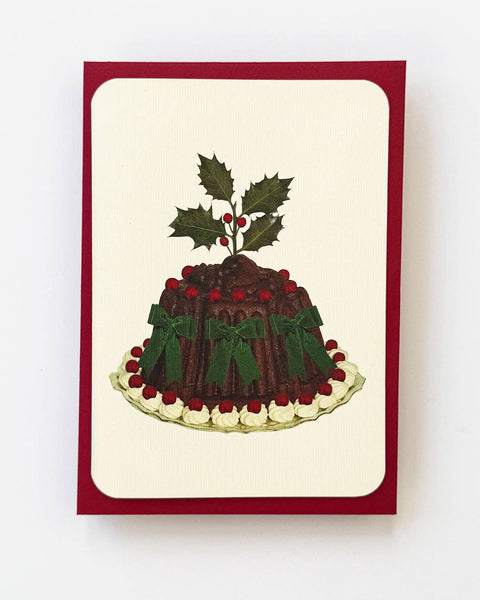 Plum Pudding Greeting Cards