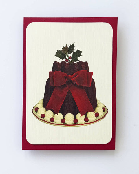 Plum Pudding Greeting Cards
