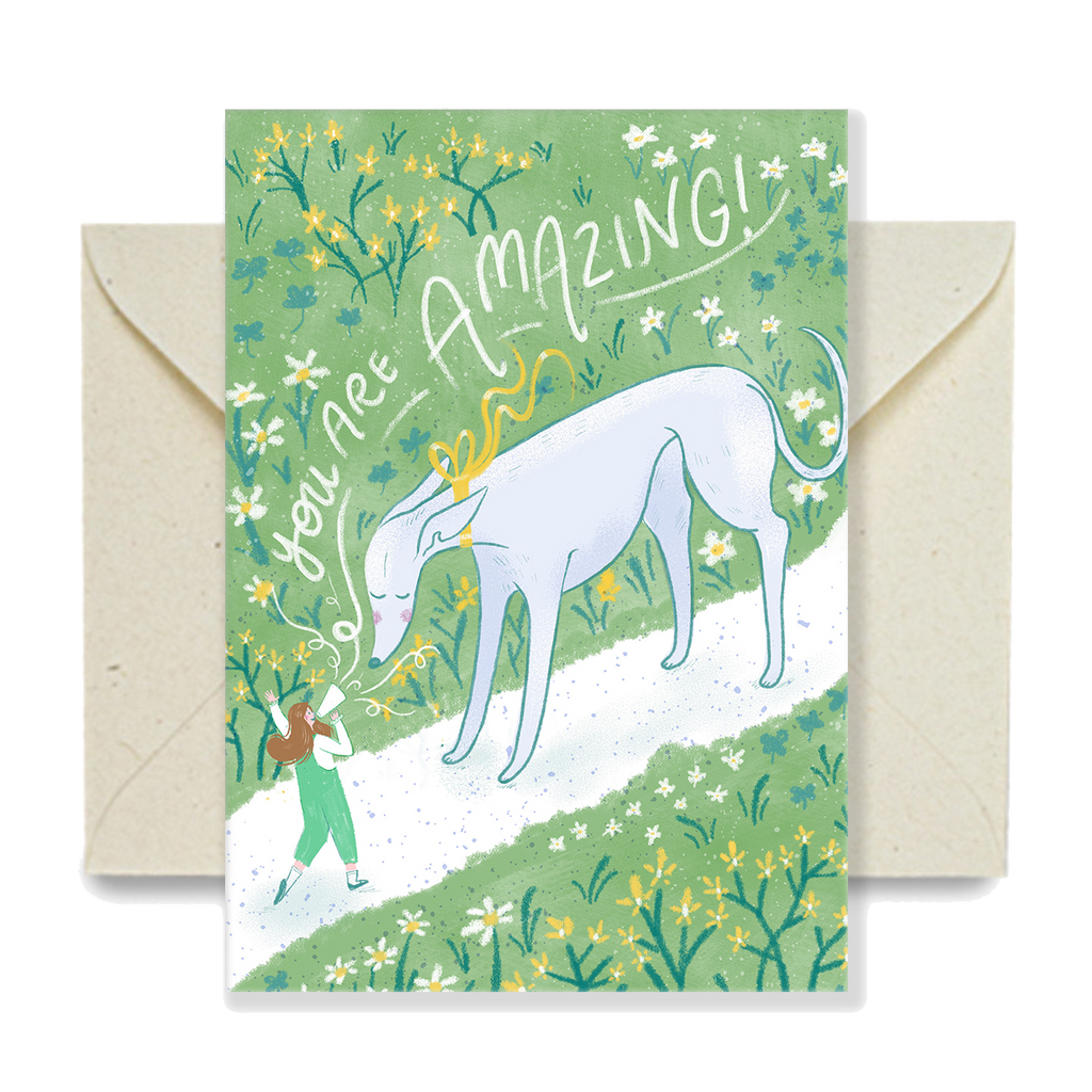 You Are Amazing Greetings Card