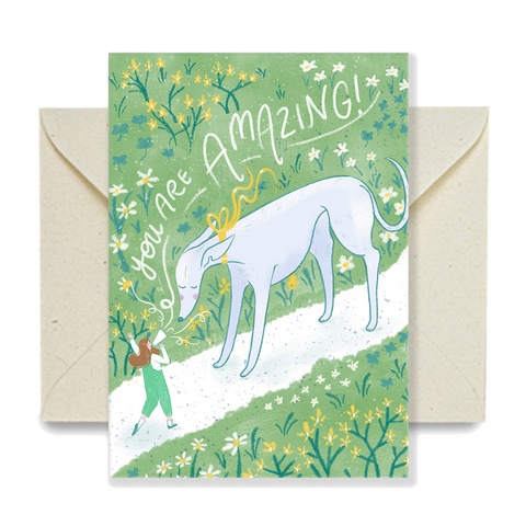 You Are Amazing Greetings Card