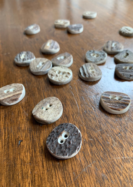 Stag Antler Buttons