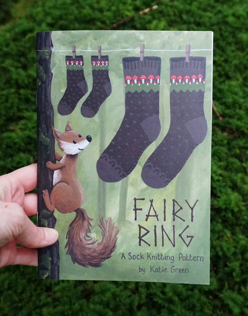 Fairy Ring Socks Pattern by Katie Green