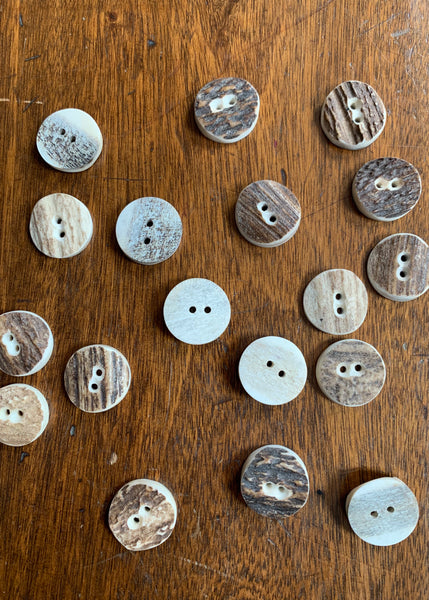 Stag Antler Buttons